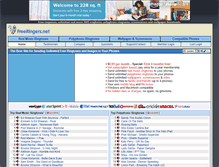 Tablet Screenshot of freeringers.net